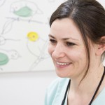 Dr. Sabine Diedrich im Kinderbehandlungszimmer